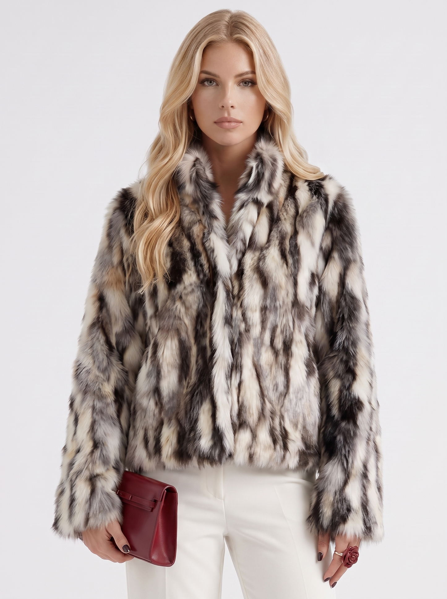 Greta Cropped Coat - Latte