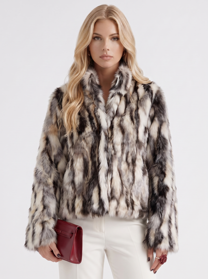 Greta Cropped Coat - Latte