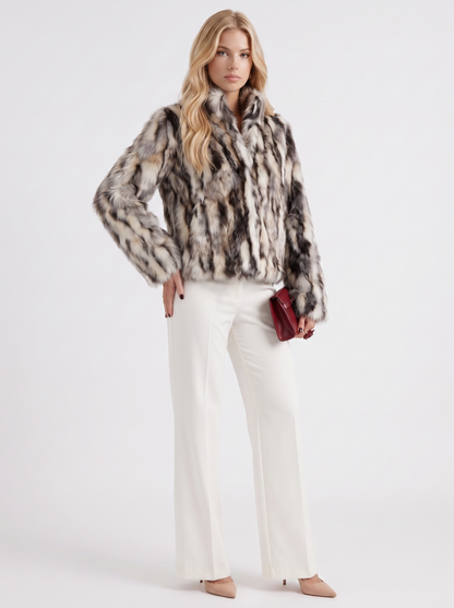 Greta Cropped Coat - Latte