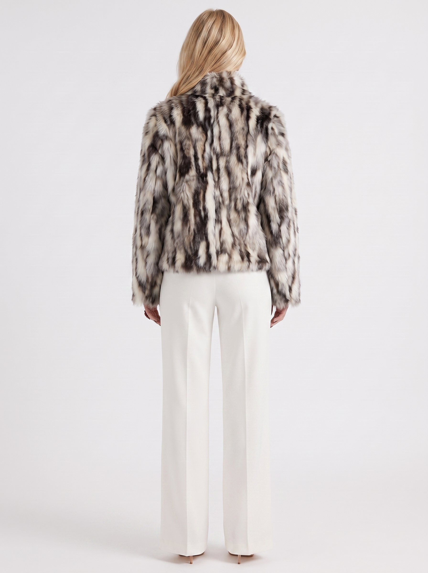 Greta Cropped Coat - Latte