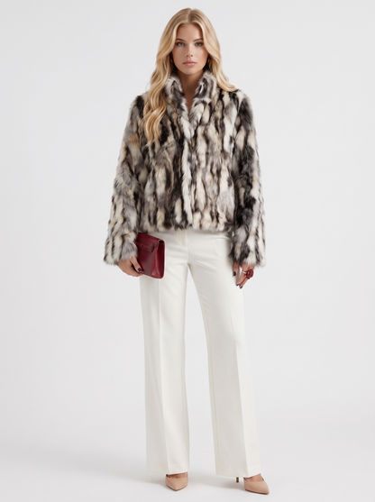 Greta Cropped Coat - Latte