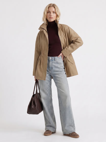 Indira Utility Jacket - Khaki