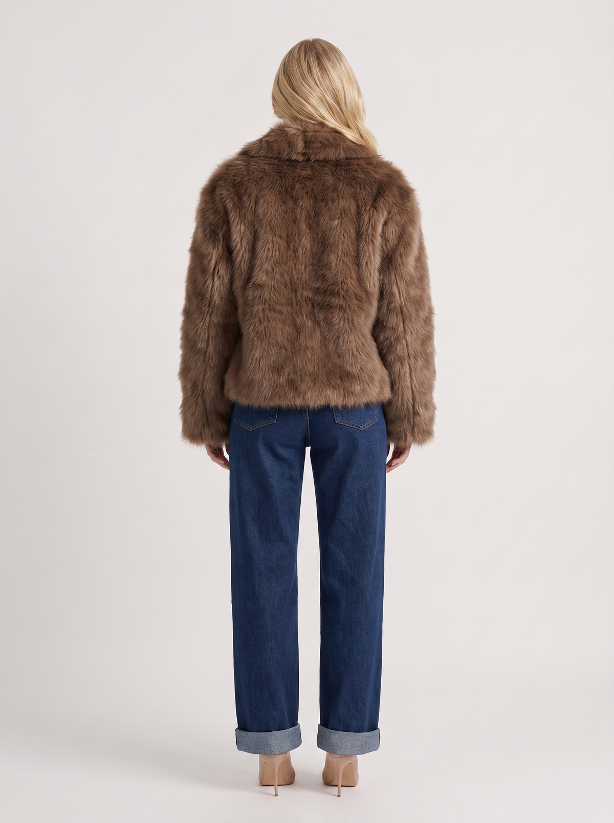 Isadora Fur Jacket - Brown