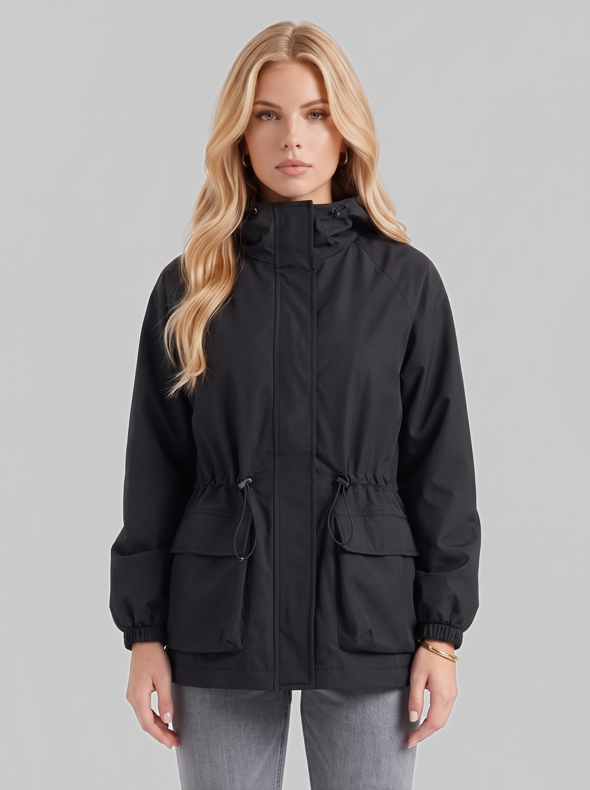 Isolde Utility Jacket - Black