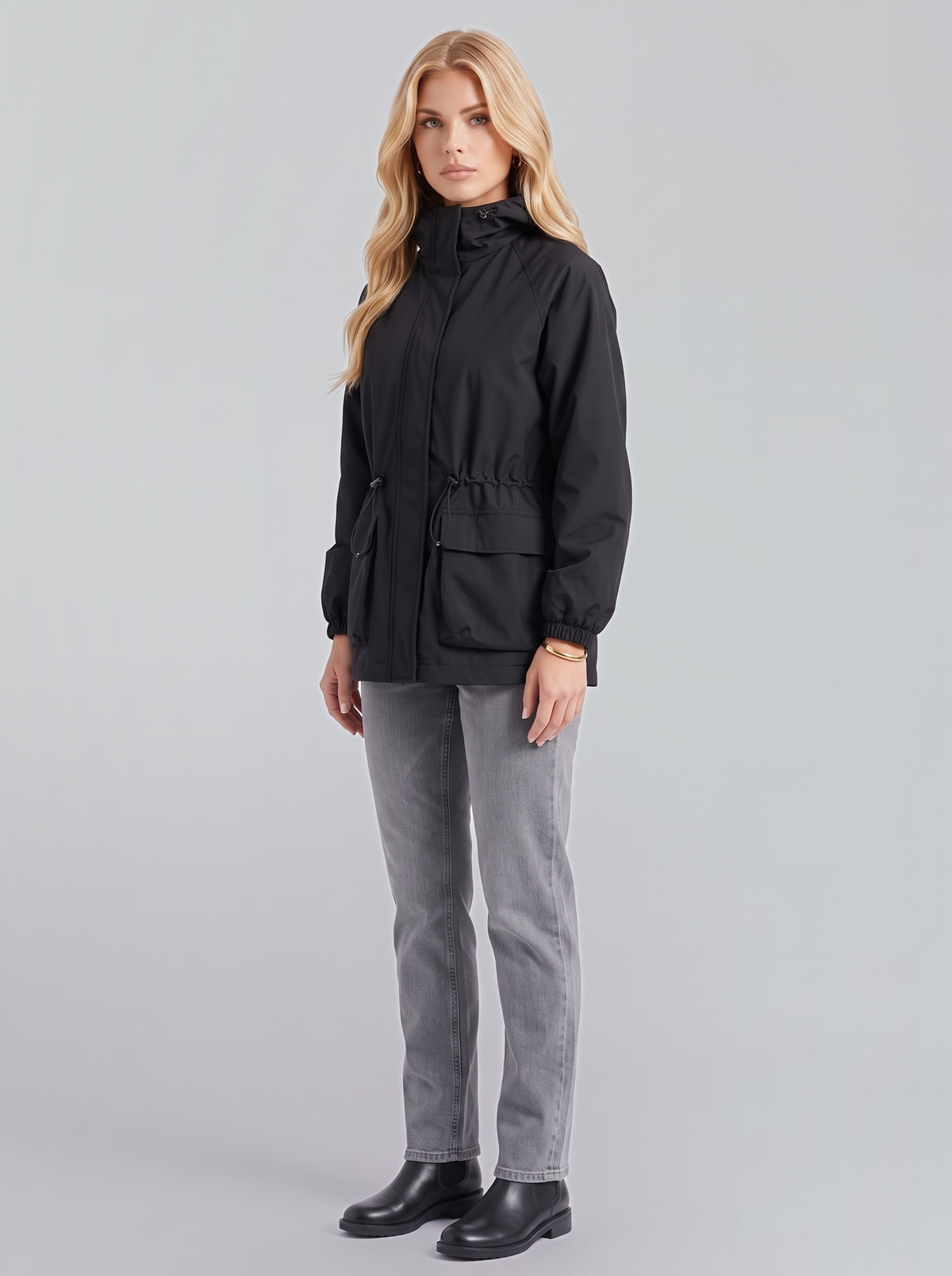 Isolde Utility Jacket - Black
