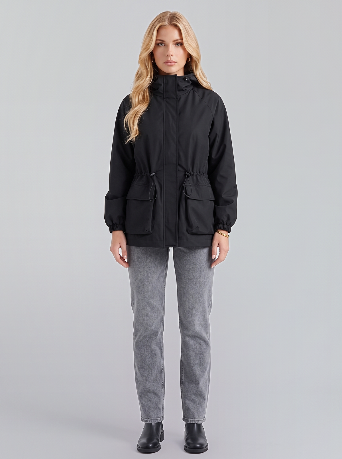 Isolde Utility Jacket - Black