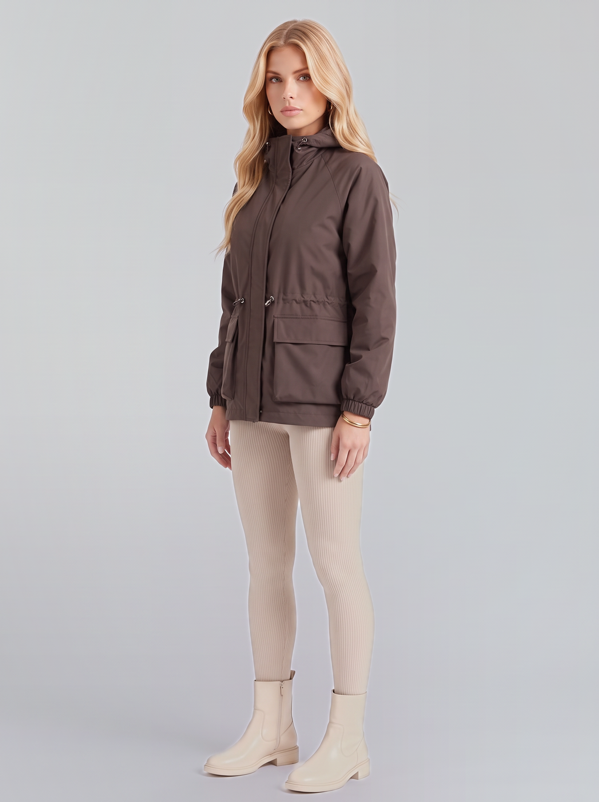Isolde Utility Jacket - Brown