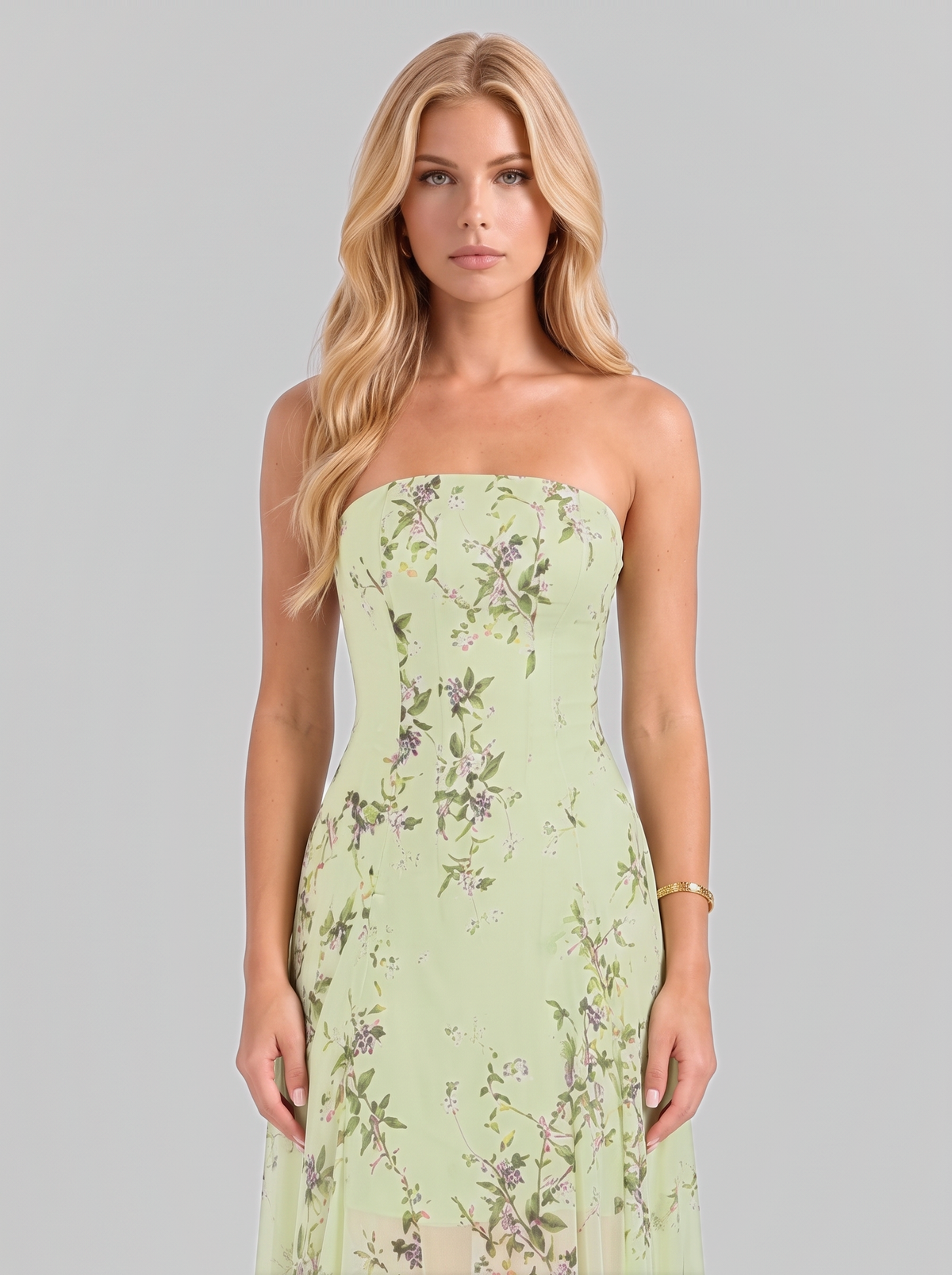 Jacinta Floral Maxi Dress - Sage