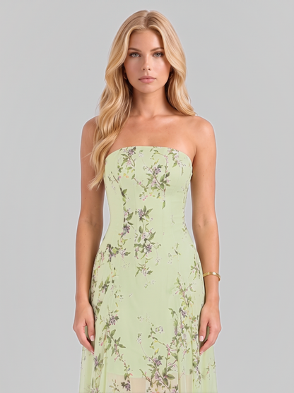 Jacinta Floral Maxi Dress - Sage