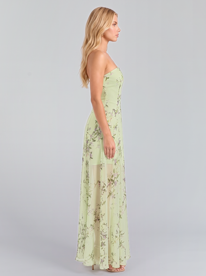 Jacinta Floral Maxi Dress - Sage