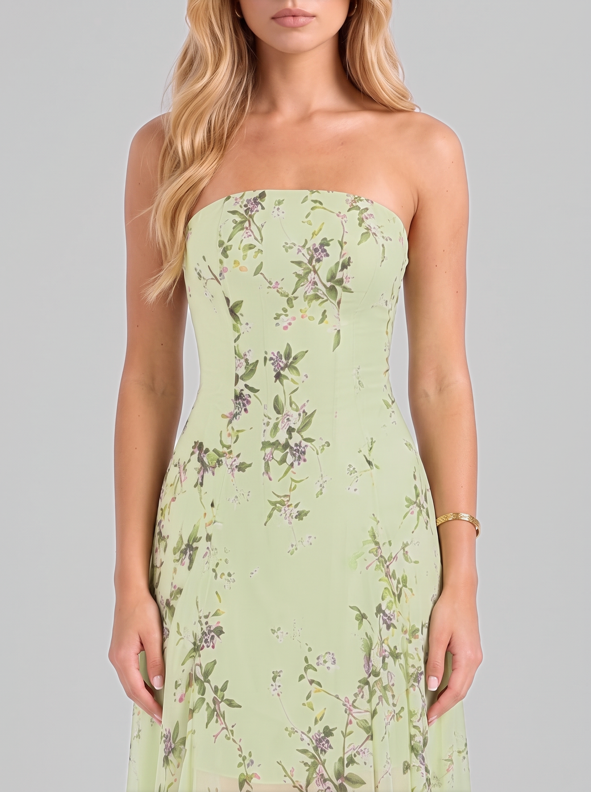 Jacinta Floral Maxi Dress - Sage