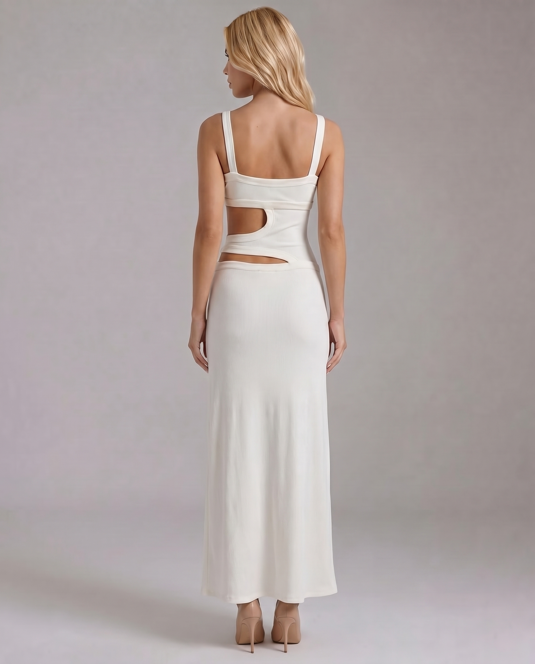 Jetta Slip Mini Dress - White
