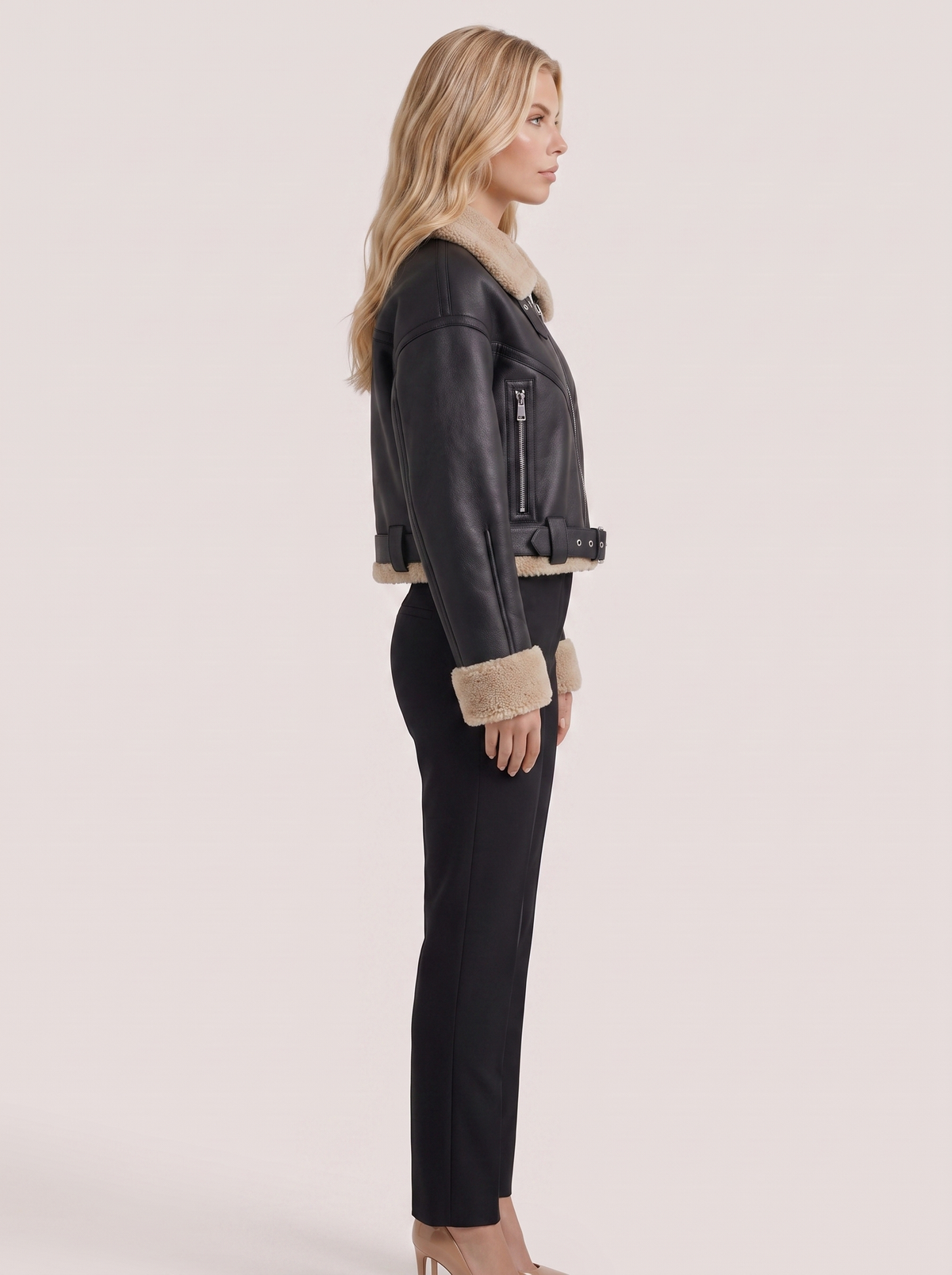 Juniper Aviator Jacket - Black