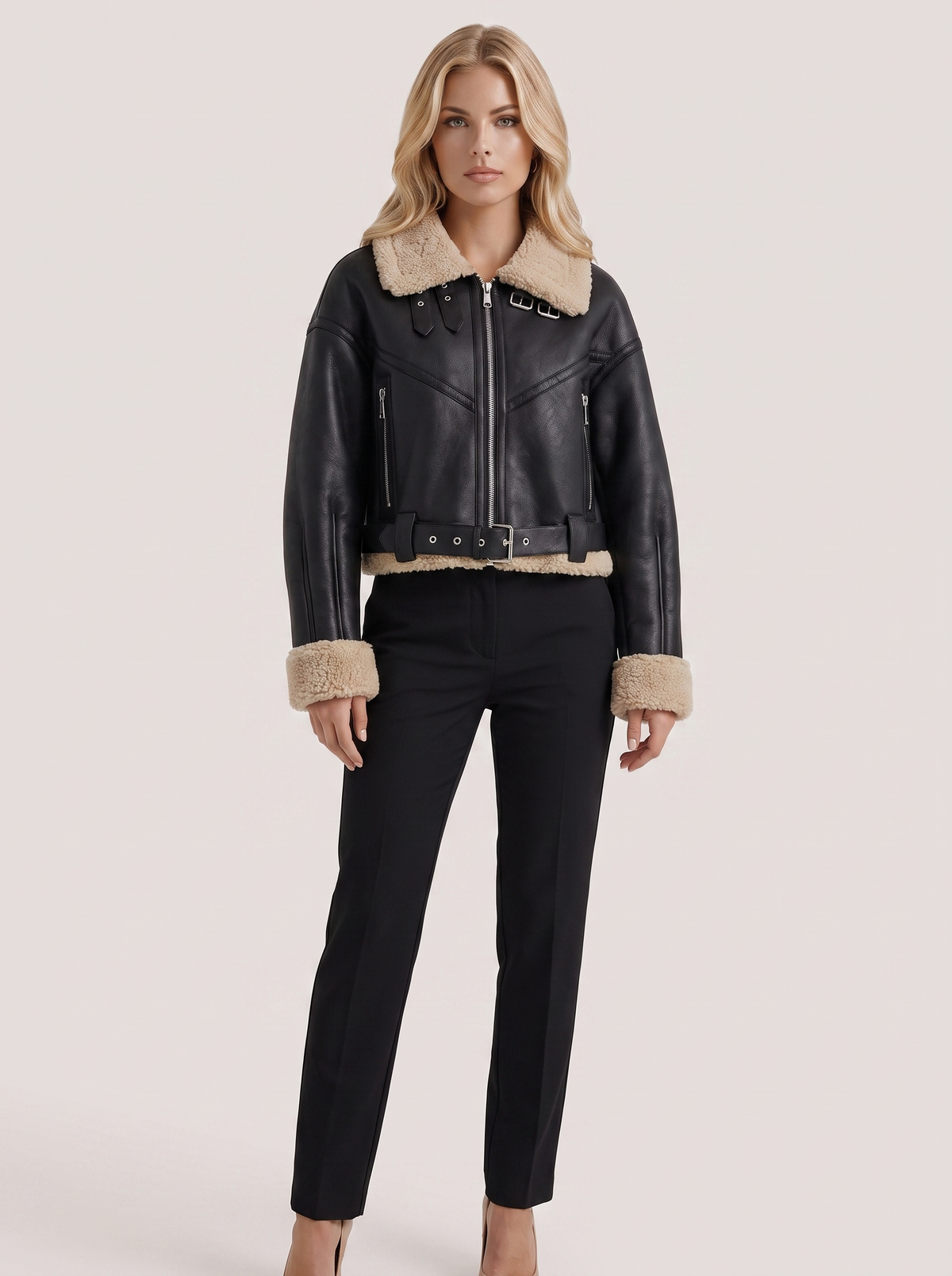 Juniper Aviator Jacket - Black