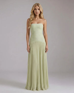 Kenzie Forest Maxi Dress - Green