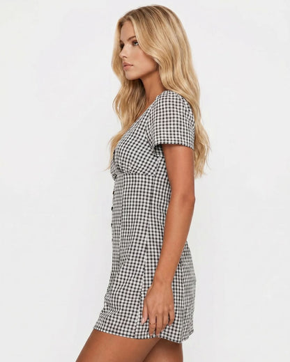 Kyla Mini Playsuit - Black
