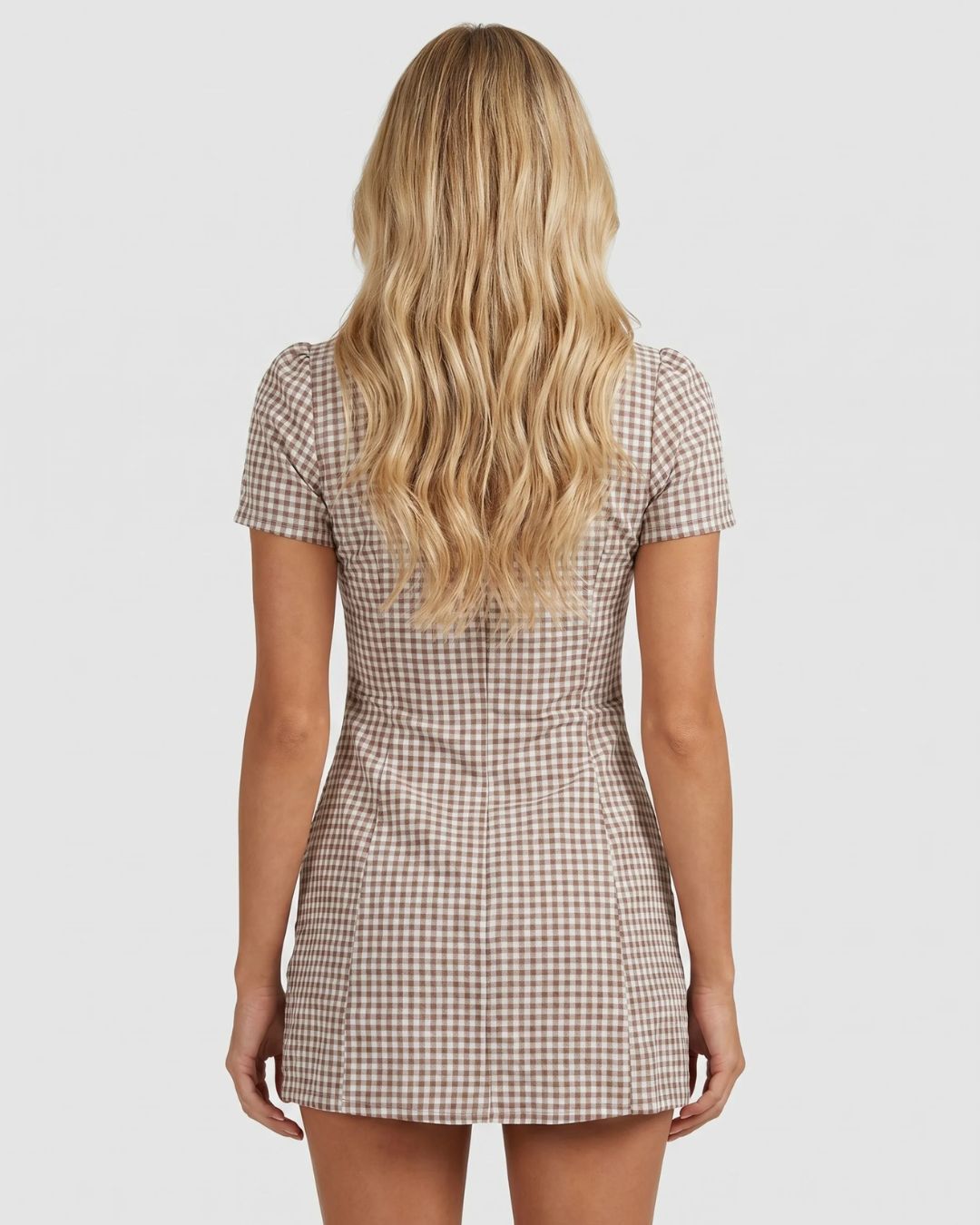 Kyla Mini Playsuit - Brown