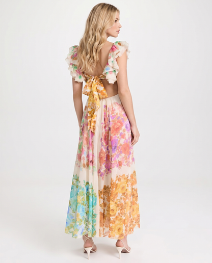 Liana Ruffle Maxi Dress