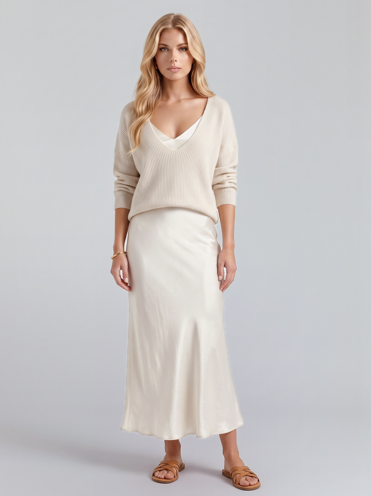 Lorena Dress Set - Ivory