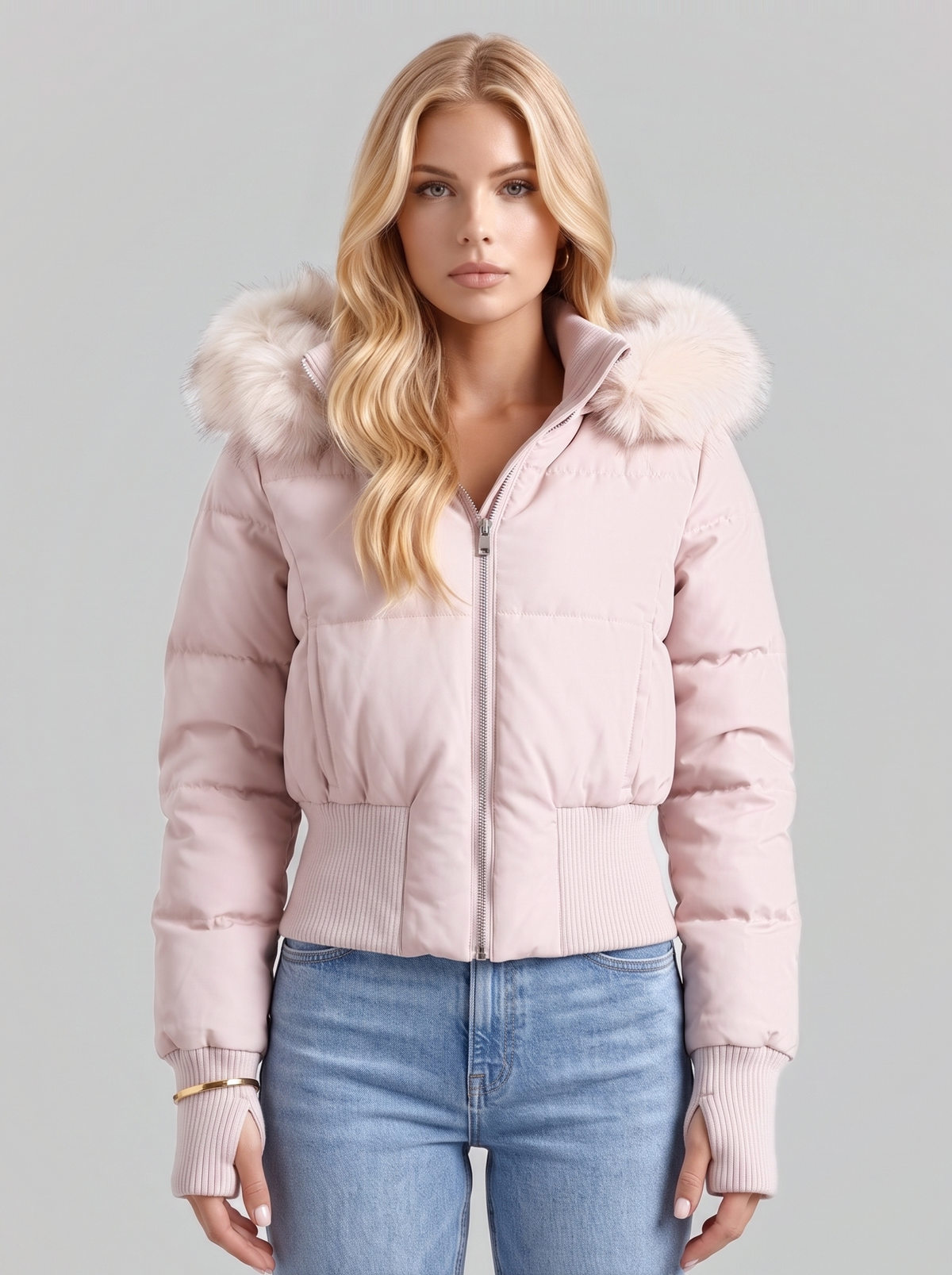 Lucia Puffer Jacket - Pink