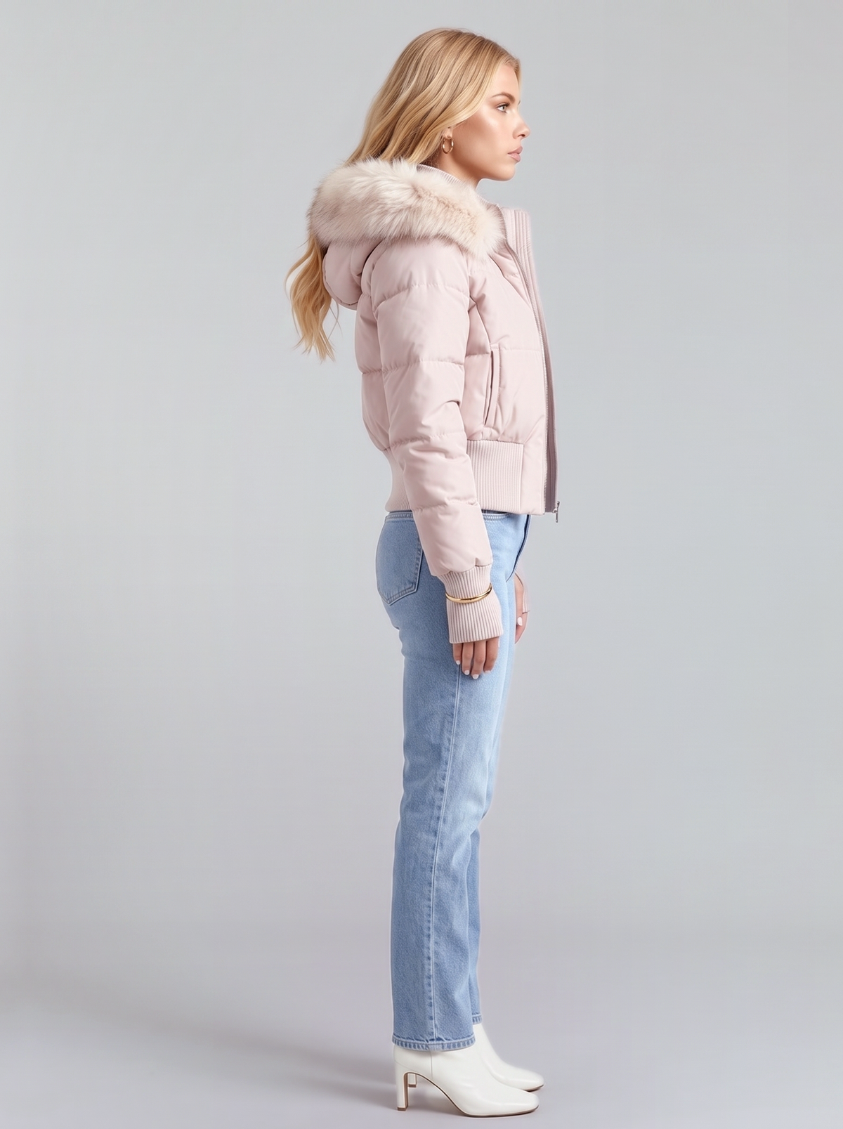 Lucia Puffer Jacket - Pink