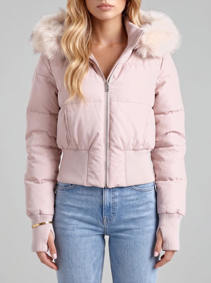 Lucia Puffer Jacket - Pink