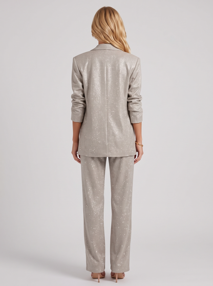 Margarita Trouser Set - Silver