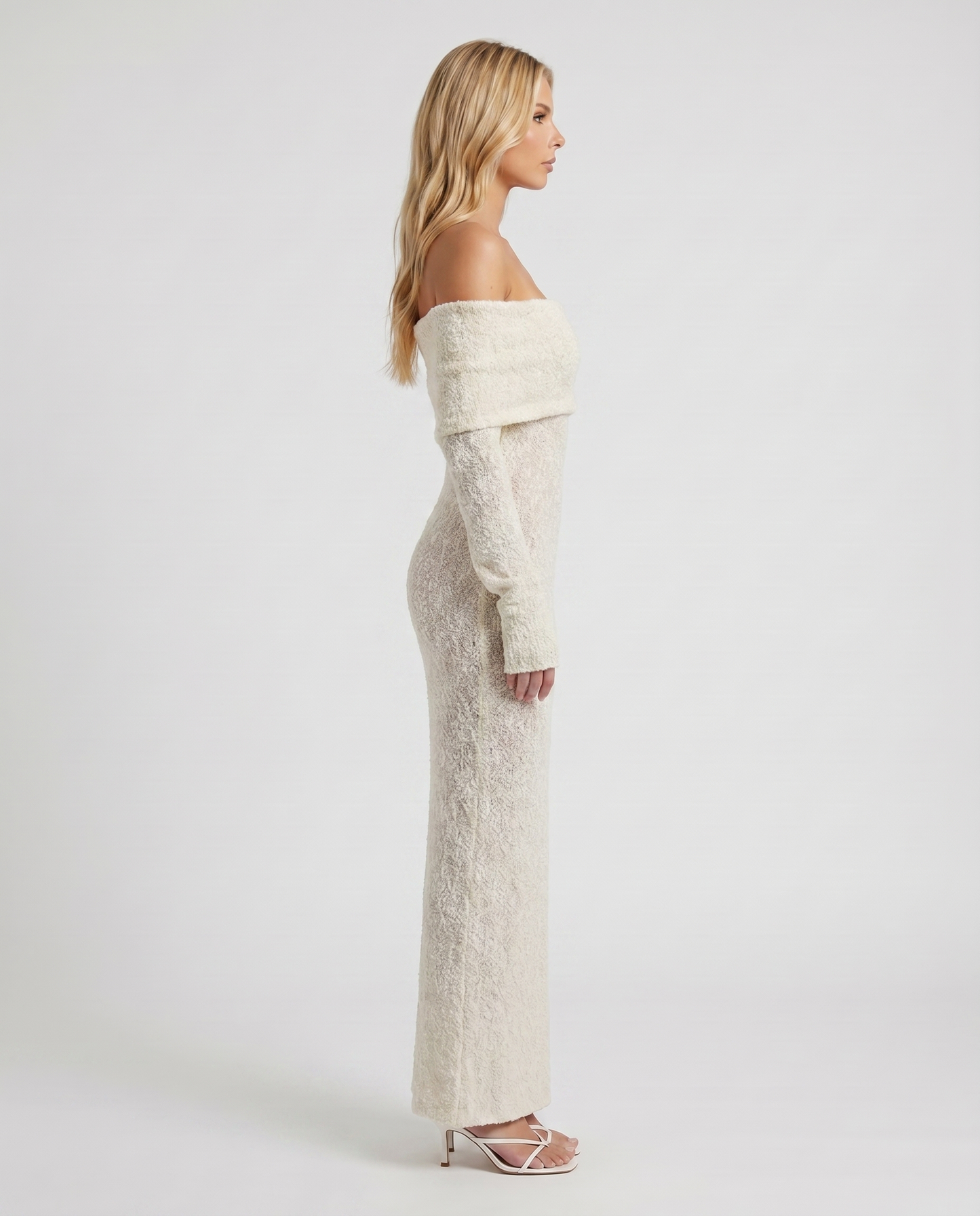 Marisol Off-Shoulder Maxi Dress - Ivory