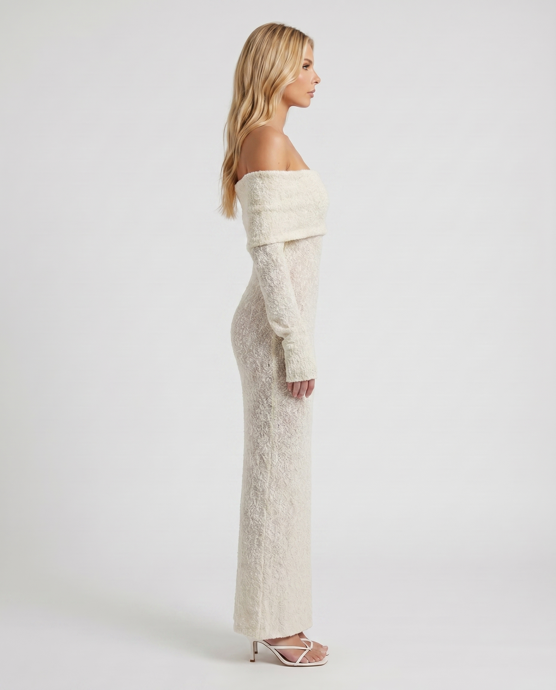 Marisol Off-Shoulder Maxi Dress - Ivory