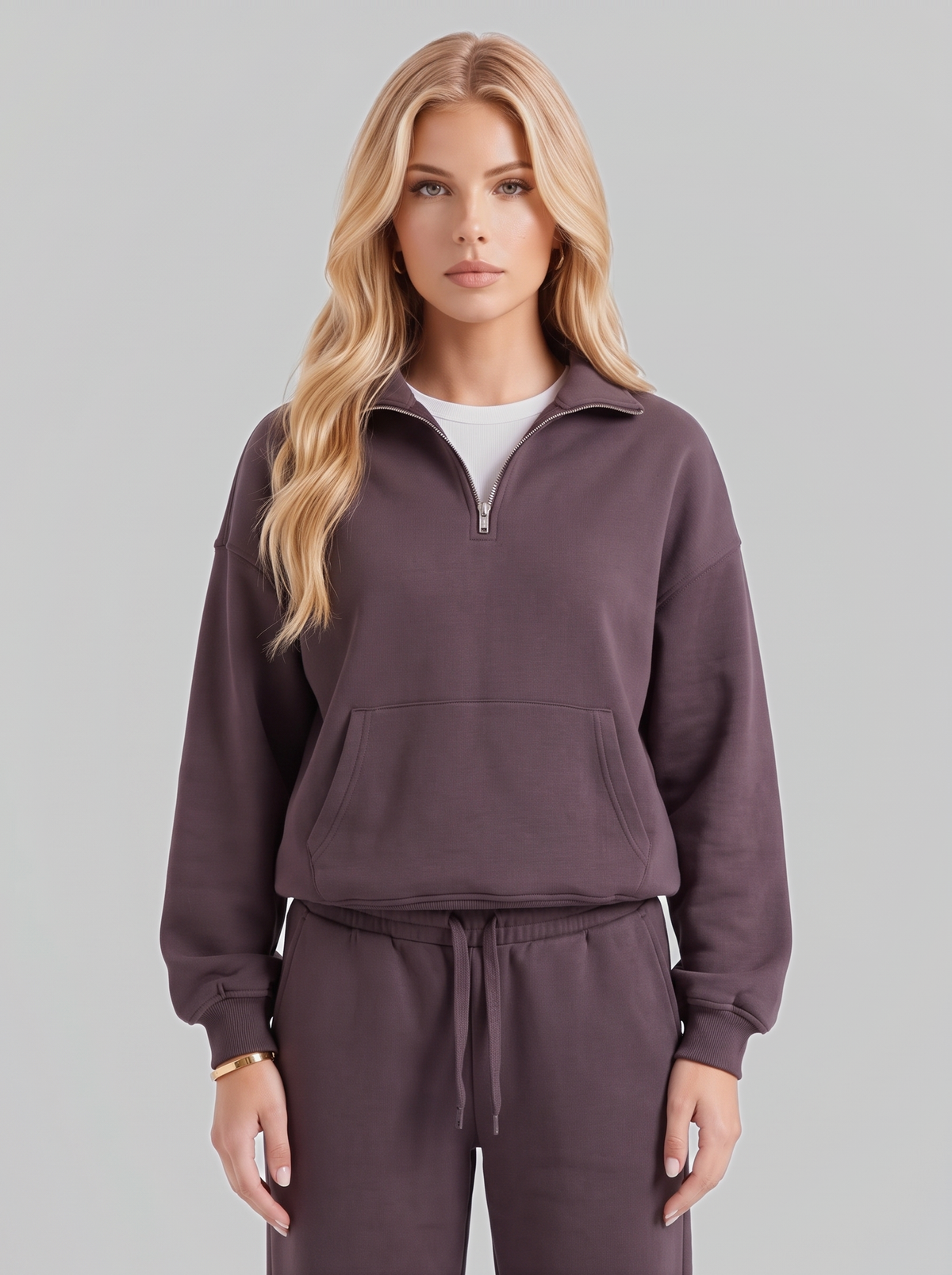 Melody Pants Set - Plum
