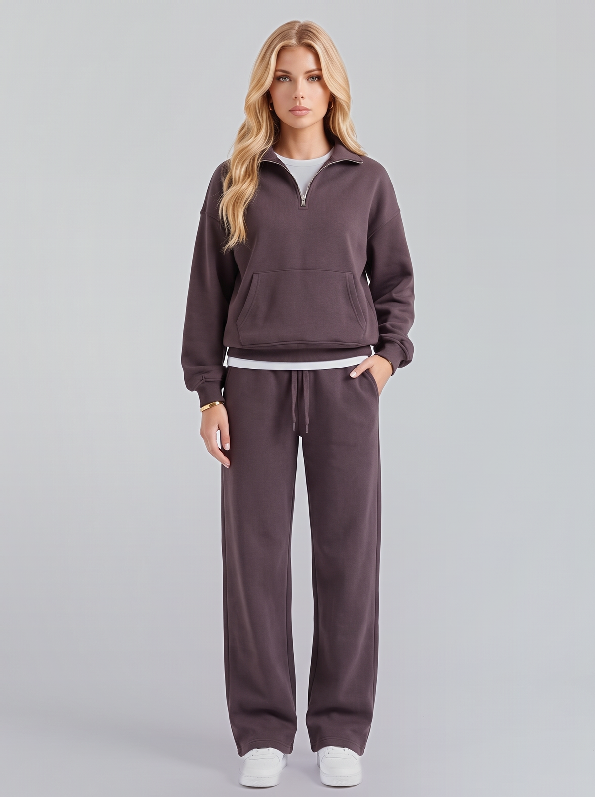 Melody Pants Set - Plum
