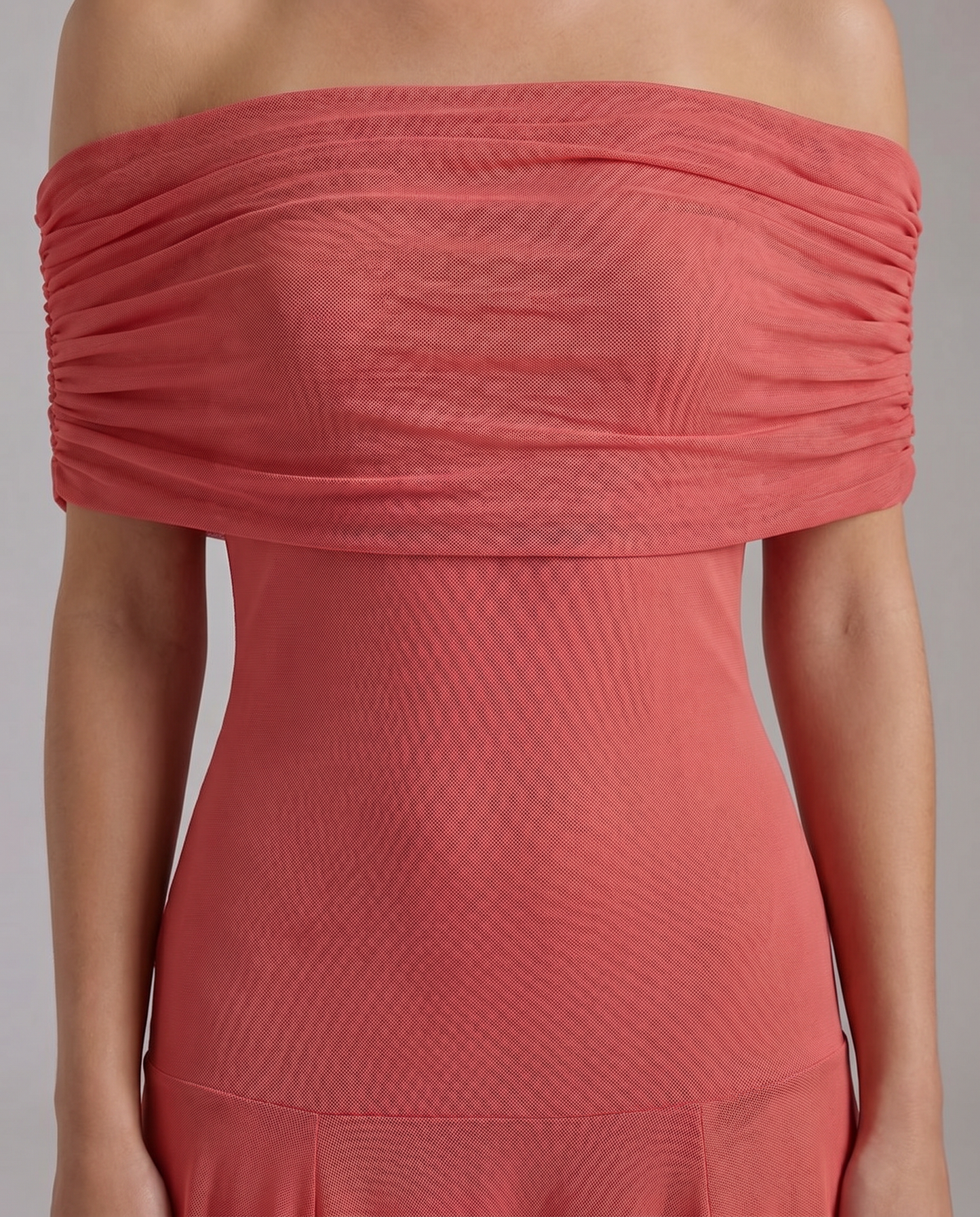 Milena Draped Maxi Dress - Red