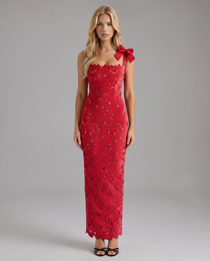 Women red front view