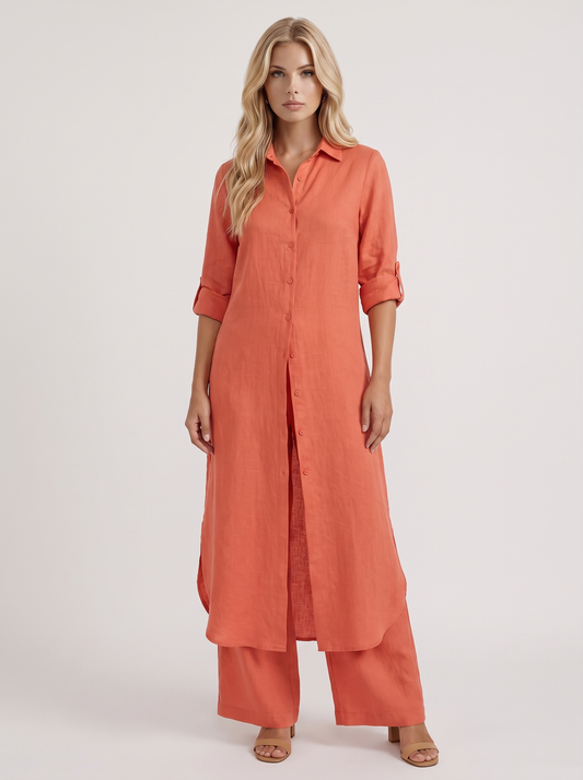 Nell Pants Set - Red
