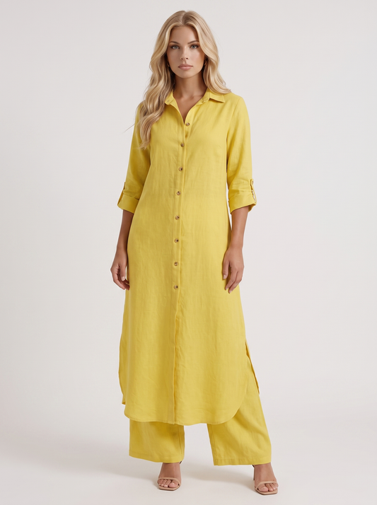 Nell Pants Set - Yellow