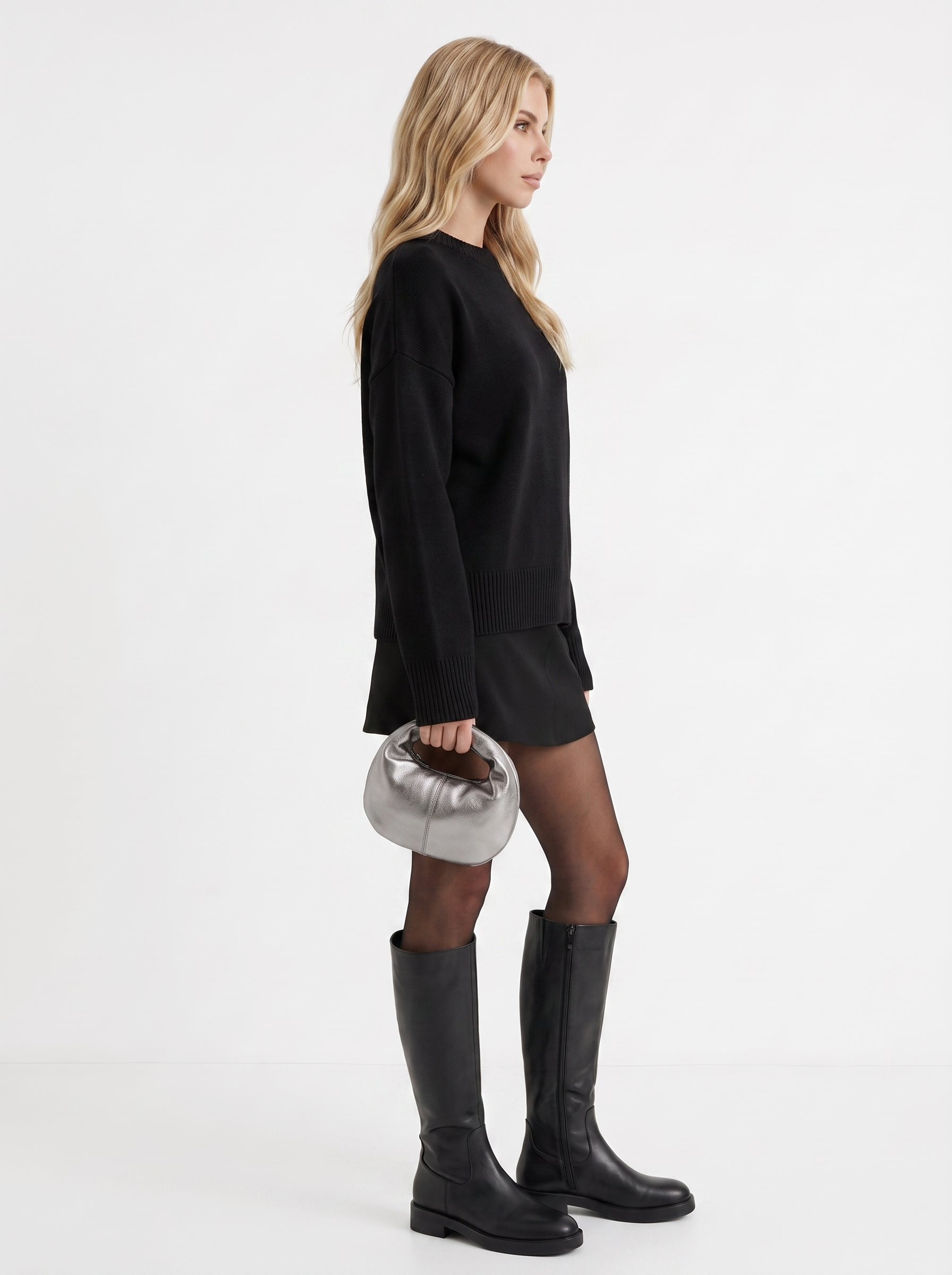 Nicolette Skirt Set - Black