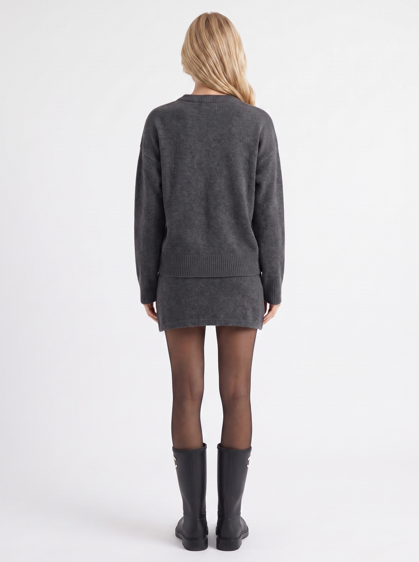 Nicolette Skirt Set - Grey