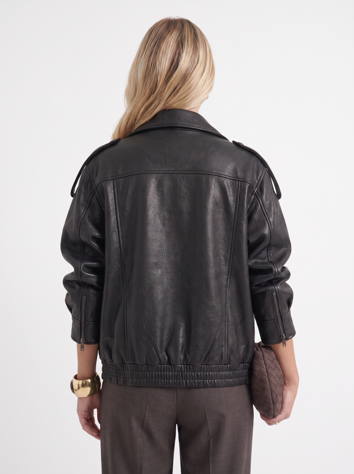Philippa Biker Jacket - Black