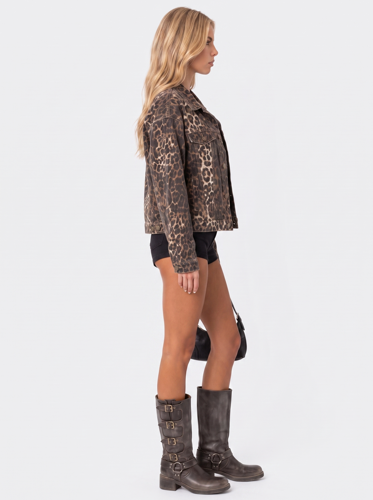 Priscilla Leopard Trucker - Leopard