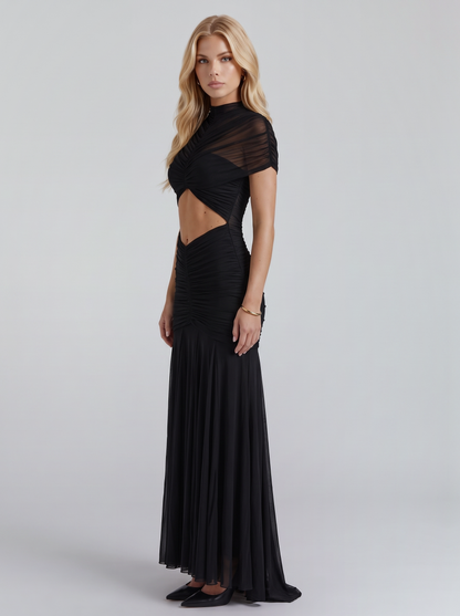 Ramona Cutout Maxi Dress - Black