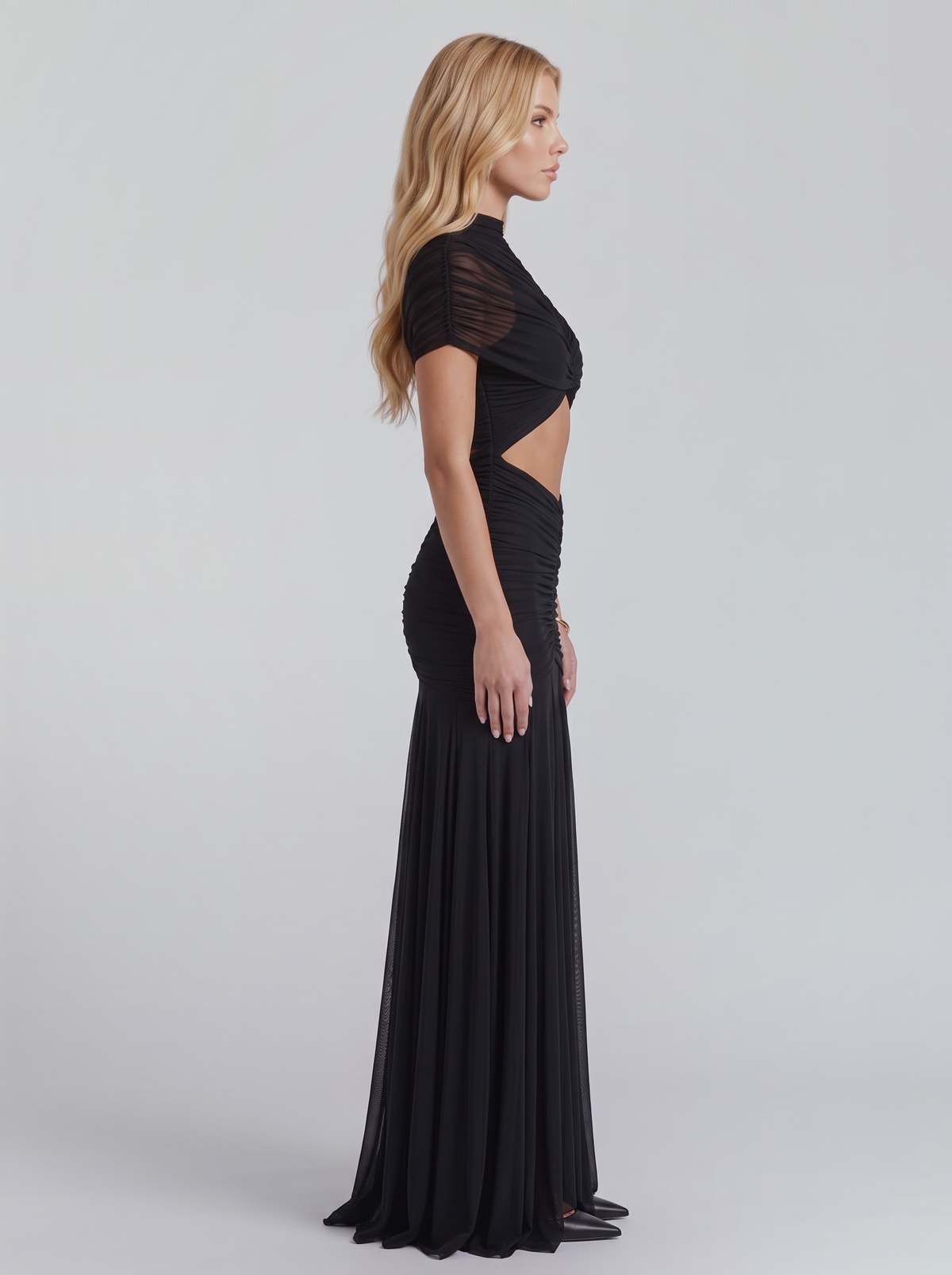 Ramona Cutout Maxi Dress - Black