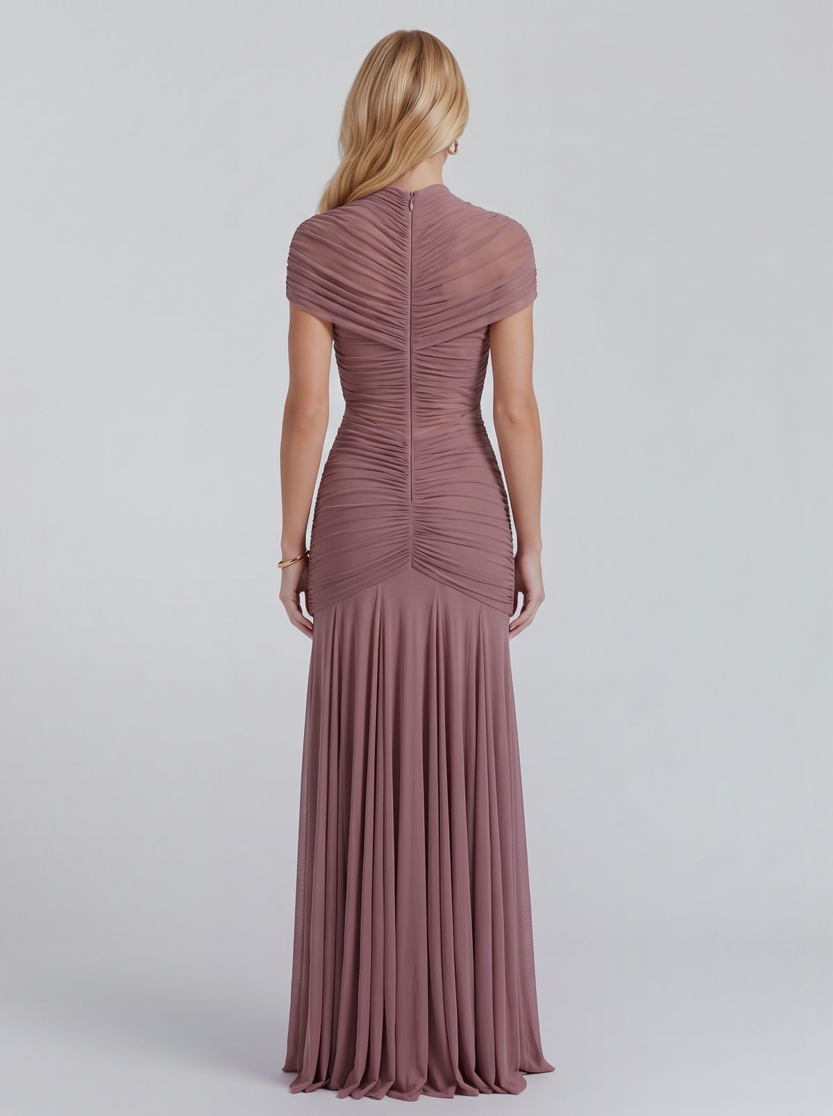 Ramona Cutout Maxi Dress - Dusty Pink