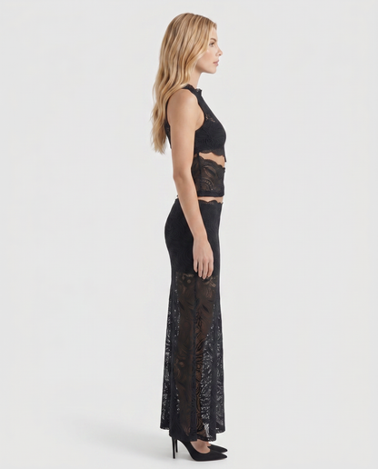 Rocelle Lace Set - Black