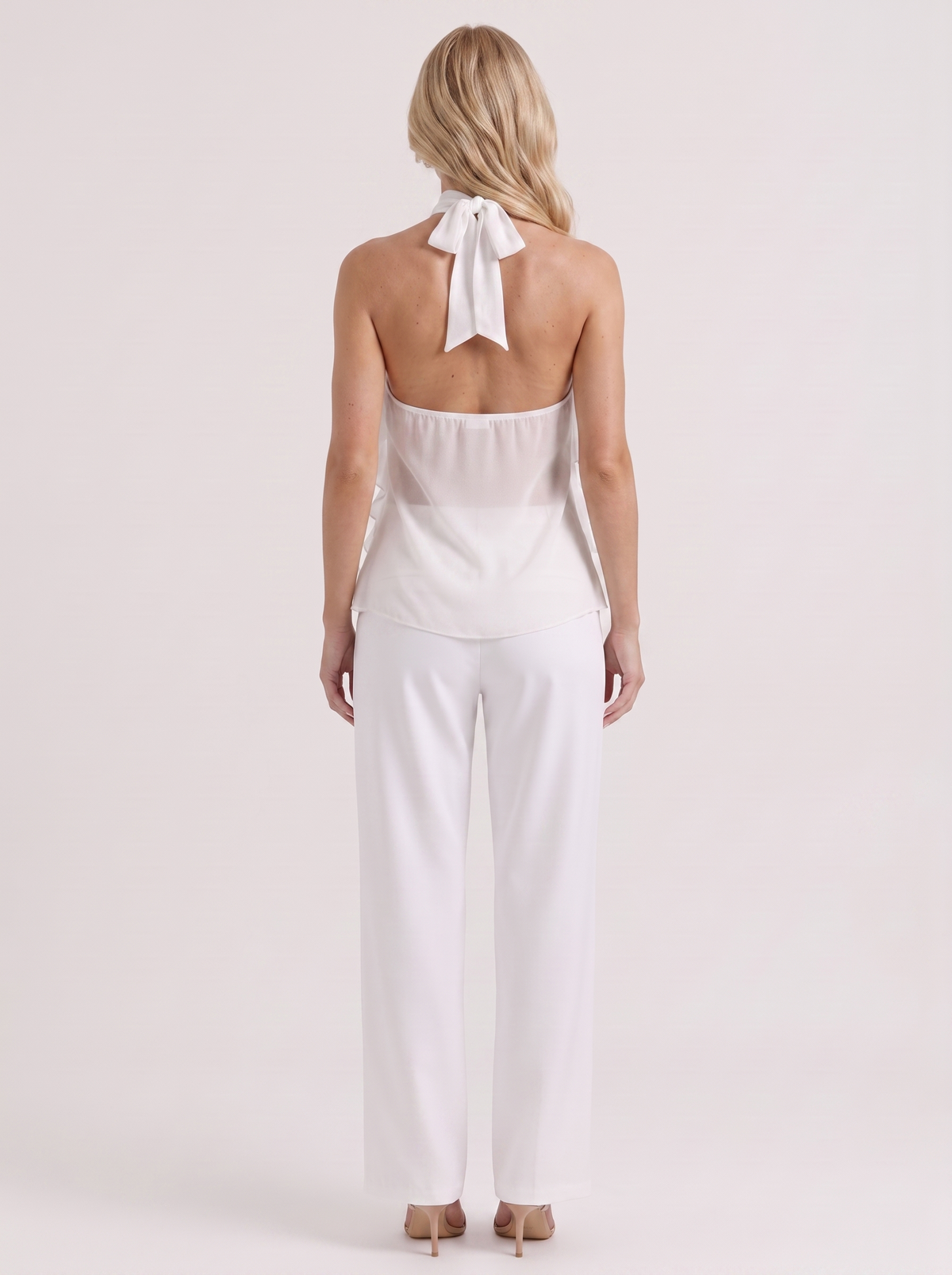 Romy Ruffle Top - White