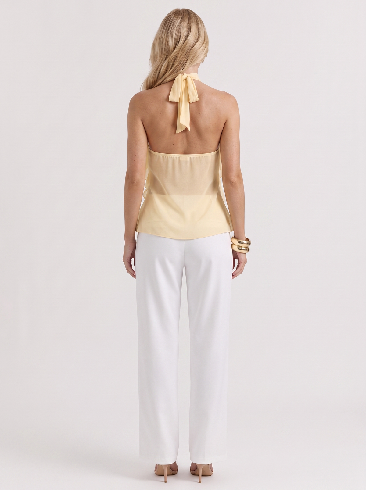 Romy Ruffle Top - Yellow