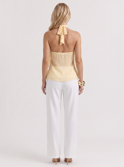 Romy Ruffle Top - Yellow
