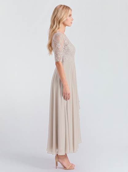 Rosetta Lace Maxi Dress - Cream
