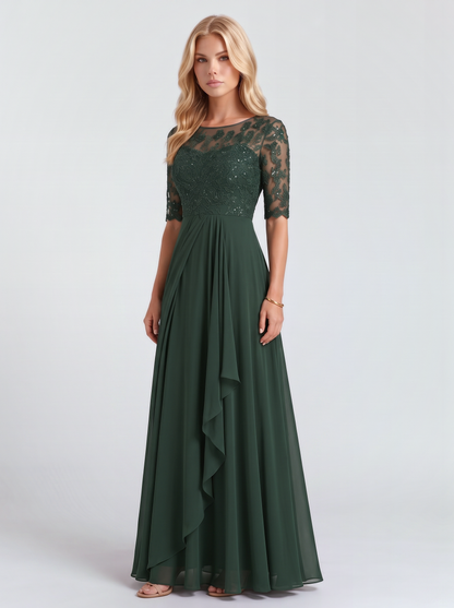 Rosetta Lace Maxi Dress - Green