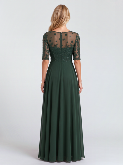 Rosetta Lace Maxi Dress - Green