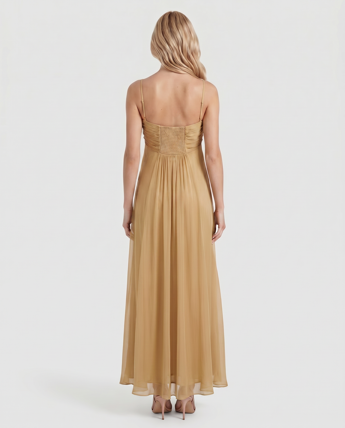 Tatum Keyhole Maxi Dress - Khaki